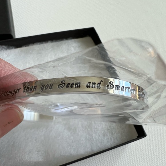 New Bracelet “You are braver than you believe stronger than you seem and …” - Picture 4 of 6